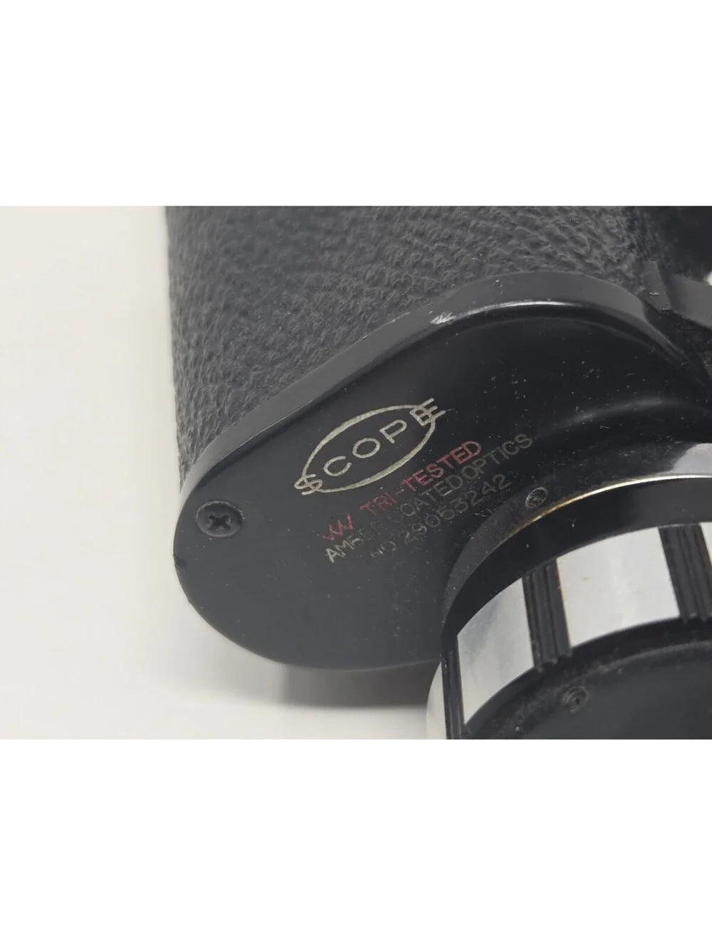 1960's Scope Deluxe binoculars Model 3212 Extra Wide Angle 7X35